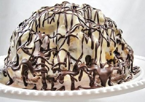 Домашний торт Ванька кучерявый на кефире со сметанным кремом