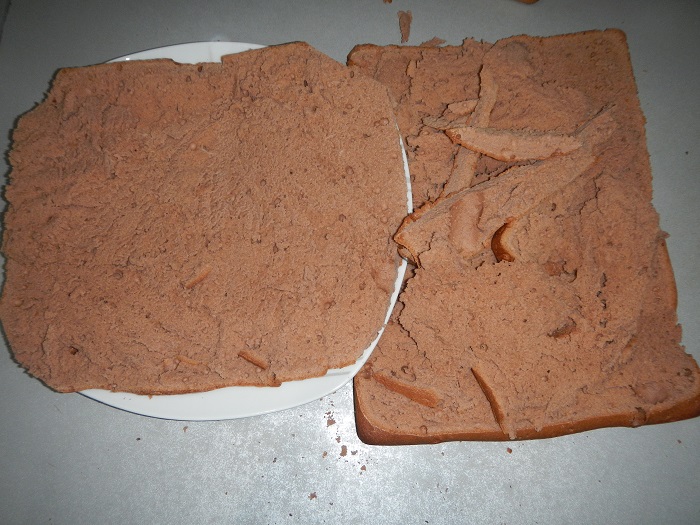 Медовый шоколадный бисквит для торта Вишня в шоколаде