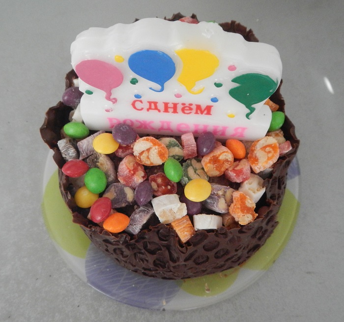 Детский медовый бисквитный торт на день рождения