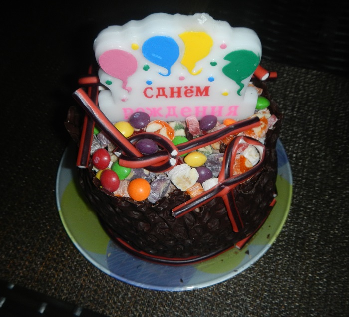 Детский медовый бисквитный торт на день рождения