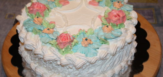 Homemade biscuit cake Versailles