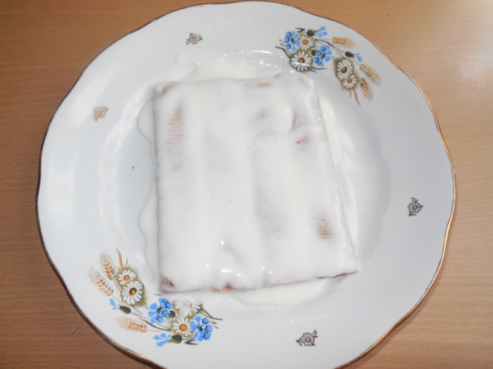 Торт Монастырская изба со сметанным кремом без выпечки