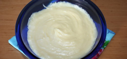 French custard Paticière for cake