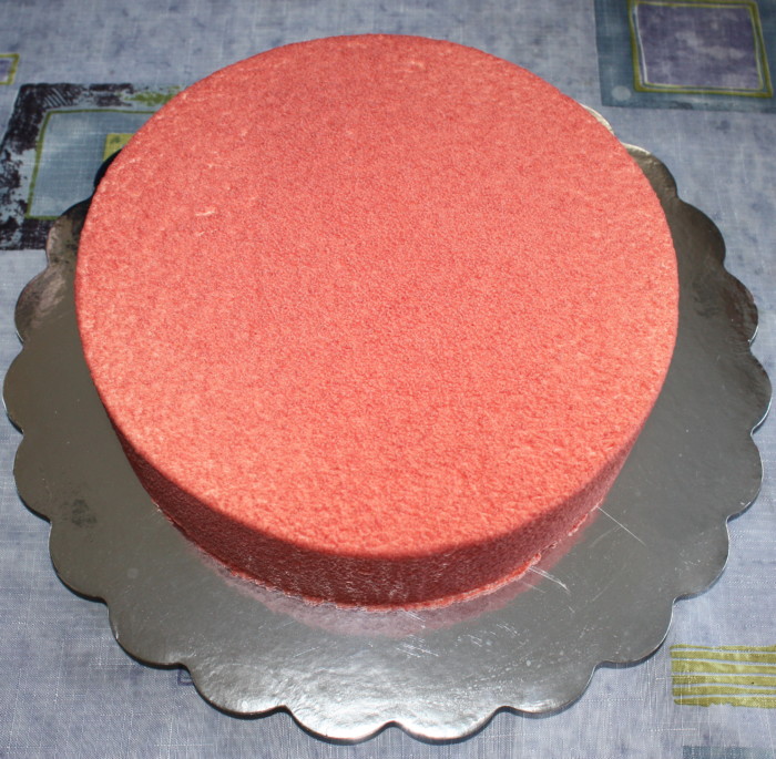 Велюровое покрытие торта