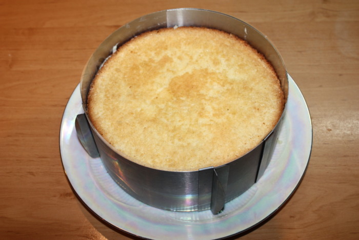 Французский торт Фрезье с клубникой и кремом муслин