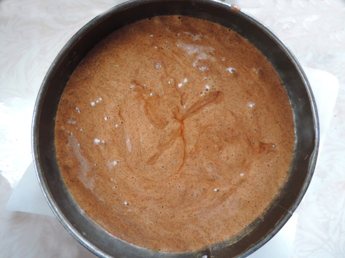 Шоколадный бисквит с какао в духовке