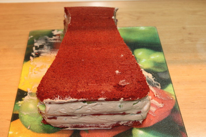 Фруктовий торт Букет з крему та бісквіту