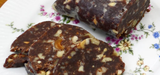 Chocolate sausage cookies with nuts - the taste of childhood