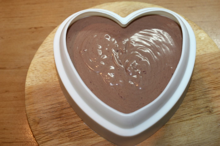Mousse cake-heart - cake for Valentine&#39;s Day
