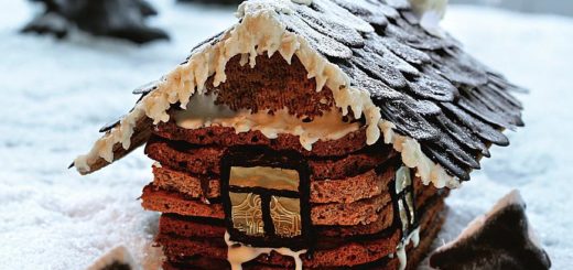 Торт Новогодний домик - сказочный, красивый и вкусный