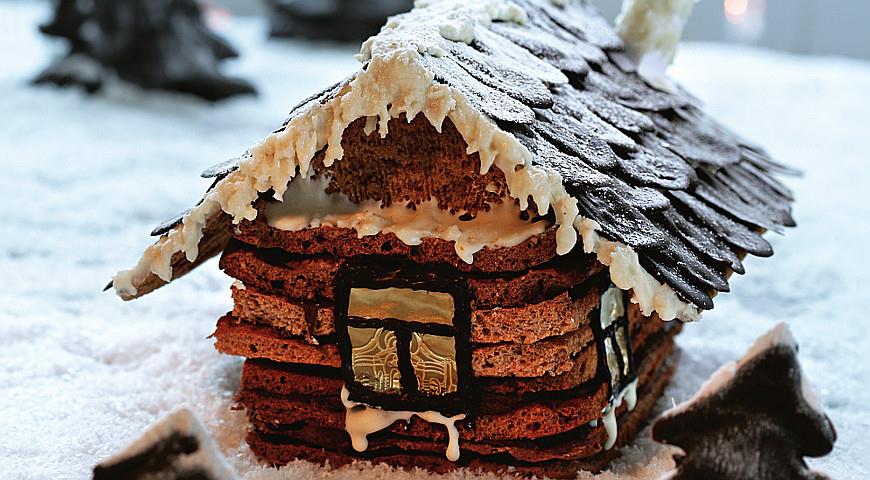 Торт Новогодний домик - сказочный, красивый и вкусный