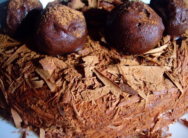 chocolate truffle cake