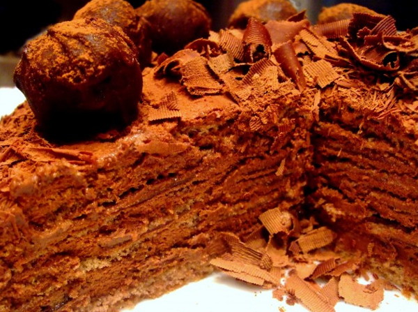 Шоколадный торт Трюфель