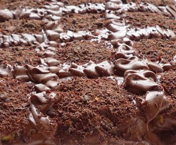 Торт Кава з шоколадом - торт із печива без випічки
